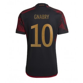 Nogometni Dresovi Njemačka Serge Gnabry 10 Gostujući Svjetsko Prvenstvo 2022 Kratkih Rukava